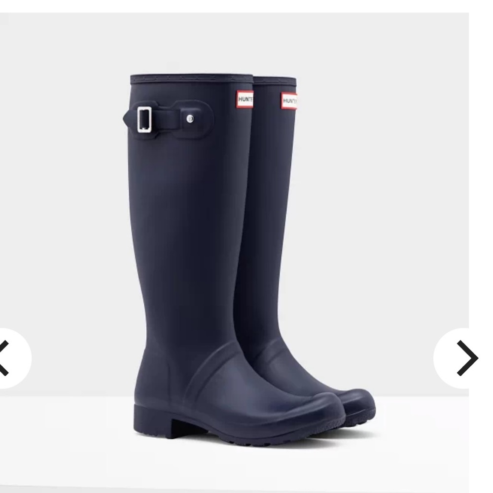 Hunter Original Navy Rain-boot Tall